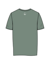 The Womens Tee - Sage - Eleve - Center Chest & Back Center - White