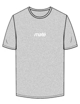 The Mens Tee - Heather - Training Mate - Center Chest - Printed - White
