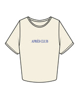 The Crop Tee - Butter - Lagree Tahoe - Center Chest & Back Image - Printed - Full Color