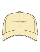The Dad Hat - Light Yellow - Carriage House - Center Crown Stacked - Embroidered - Navy