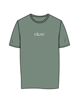 The Womens Tee - Sage - Eleve - Center Chest & Back Center - White