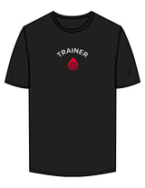 The Unisex Tee - Black - Rumble Trainer - Center Chest Stacked - Printed - Full Color