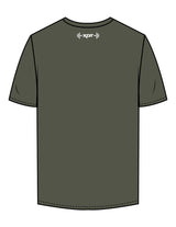 The Mens Tee - Cypress - XGT Fitness - Center Chest & Back Neckline - Printed - White