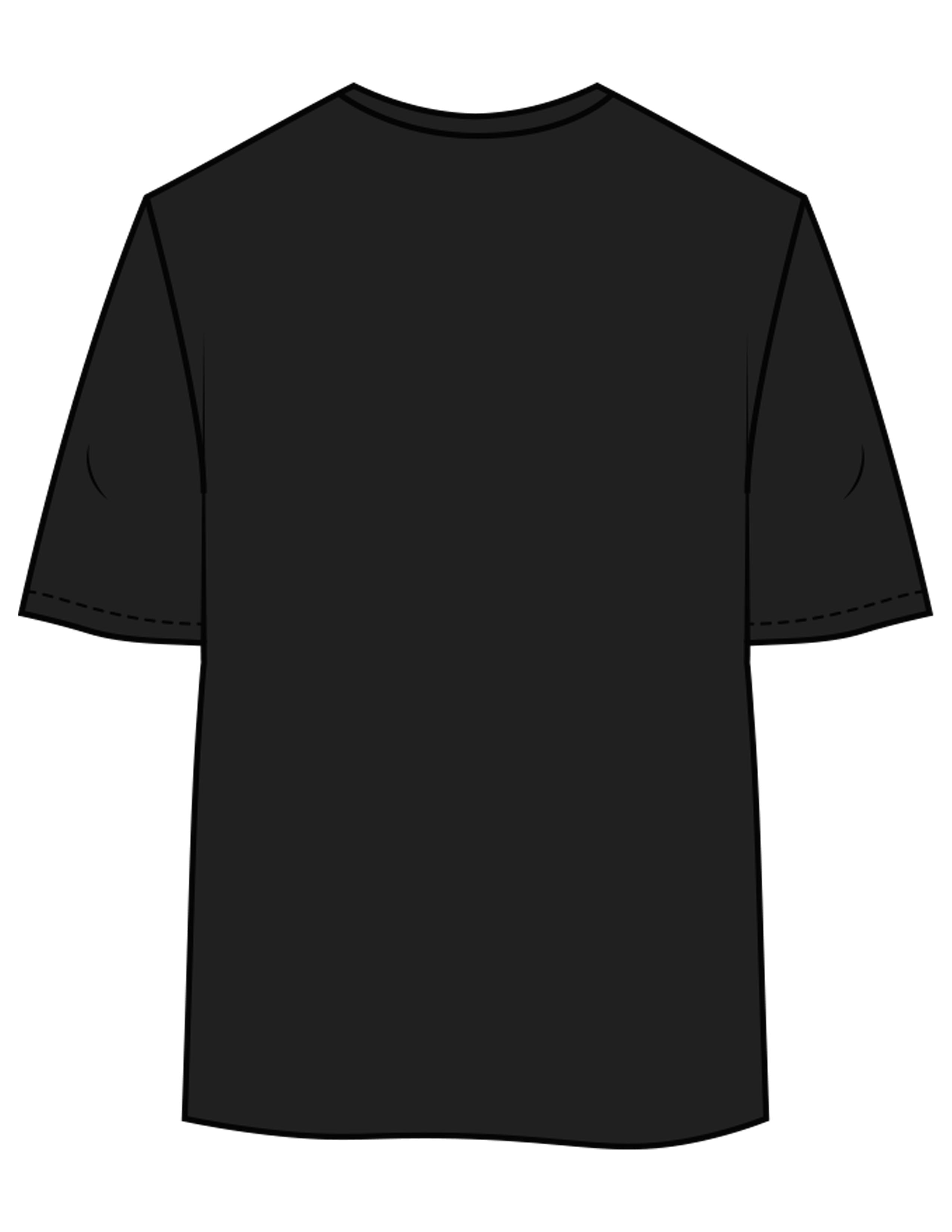 The Womens Oversized Tee - Black - enCore Pilates - Center Chest Stacked - Printed - White