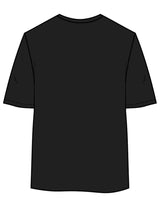 The Womens Oversized Tee - Black - enCore Pilates - Center Chest Stacked - Printed - White