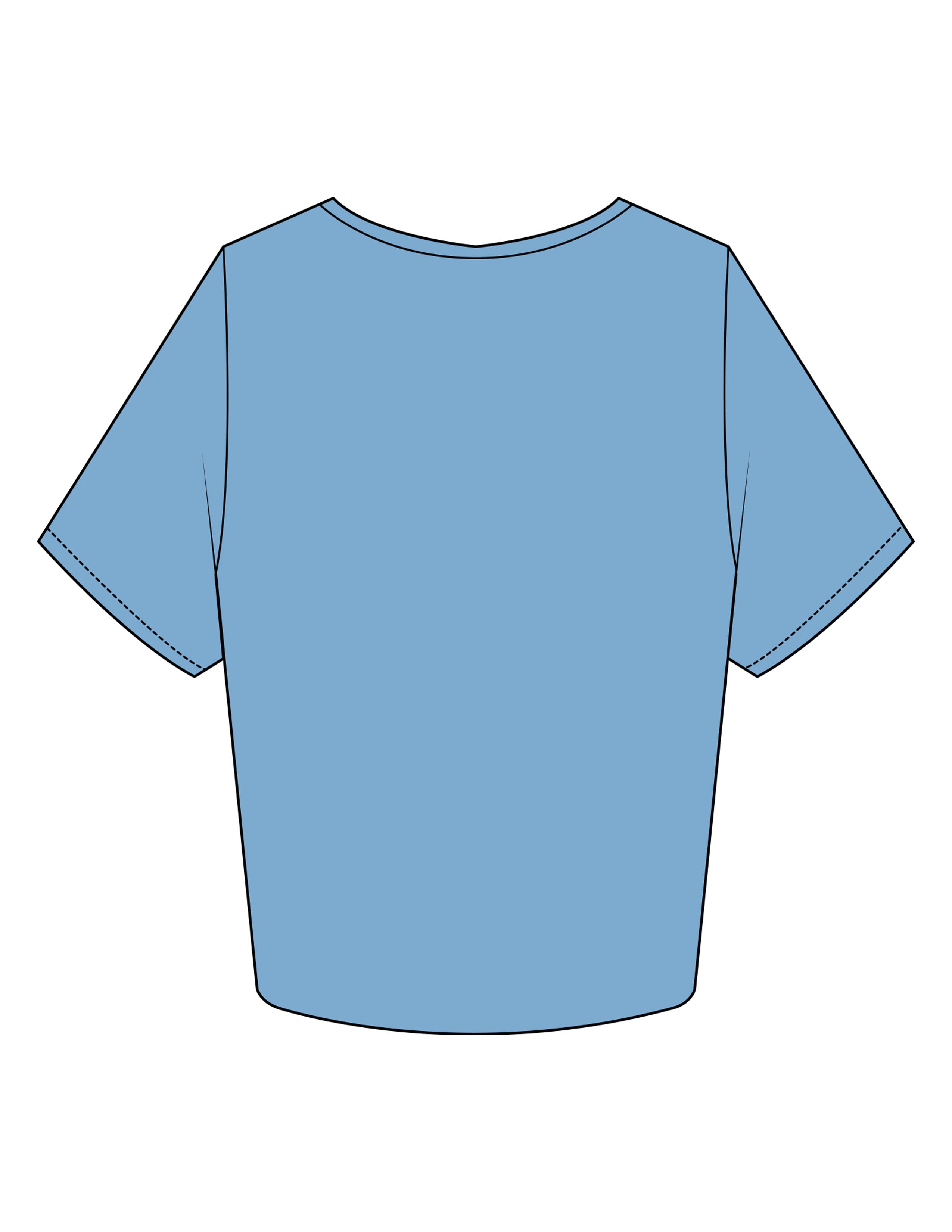 The Crop Tee - Carolina - Vibe MVMT - Center Chest Stacked - Printed - White