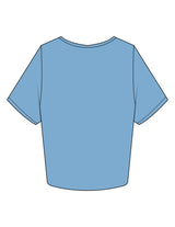 The Crop Tee - Carolina - Vibe MVMT - Center Chest Stacked - Printed - White