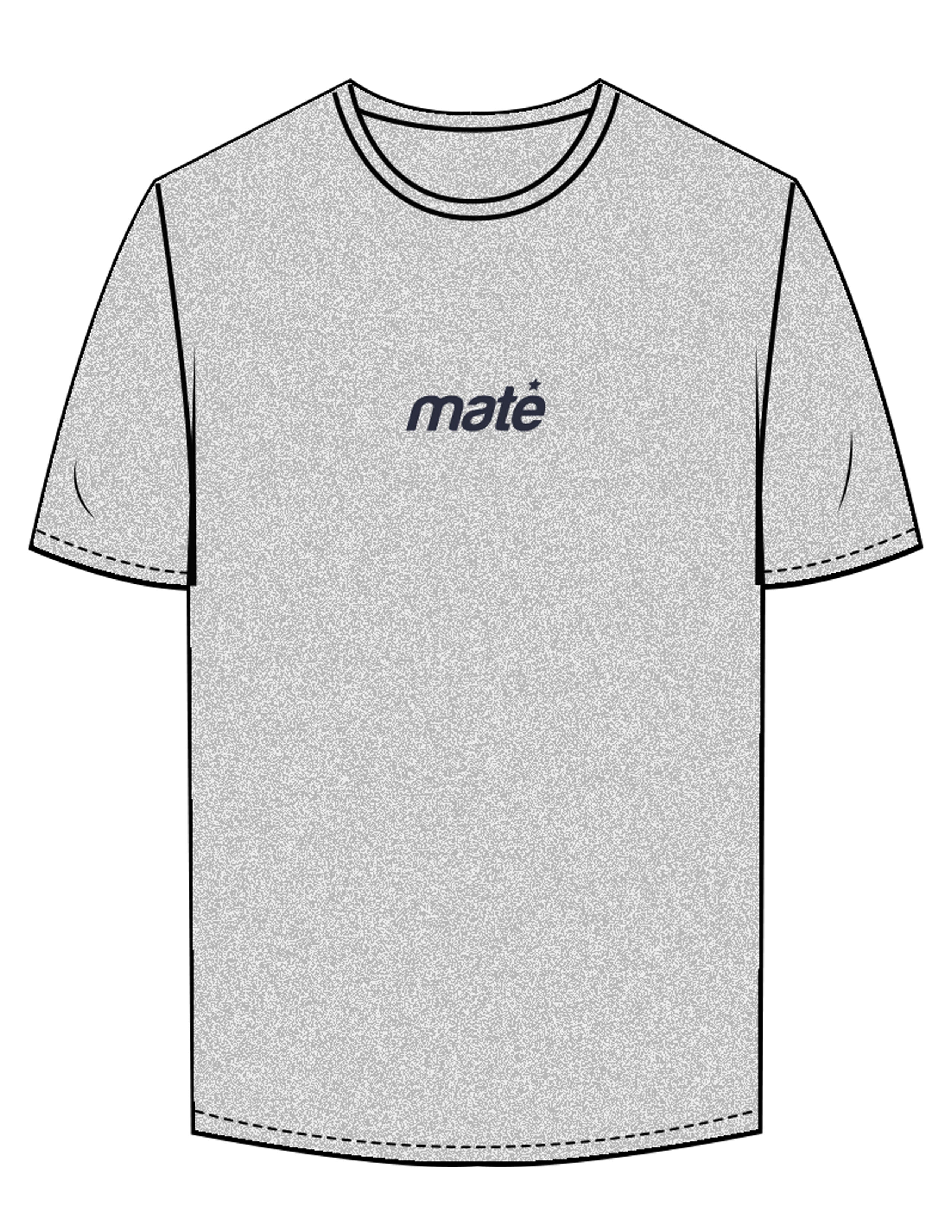 The Mens Tee - Heather - Training Mate - Center Chest - Printed - Navy