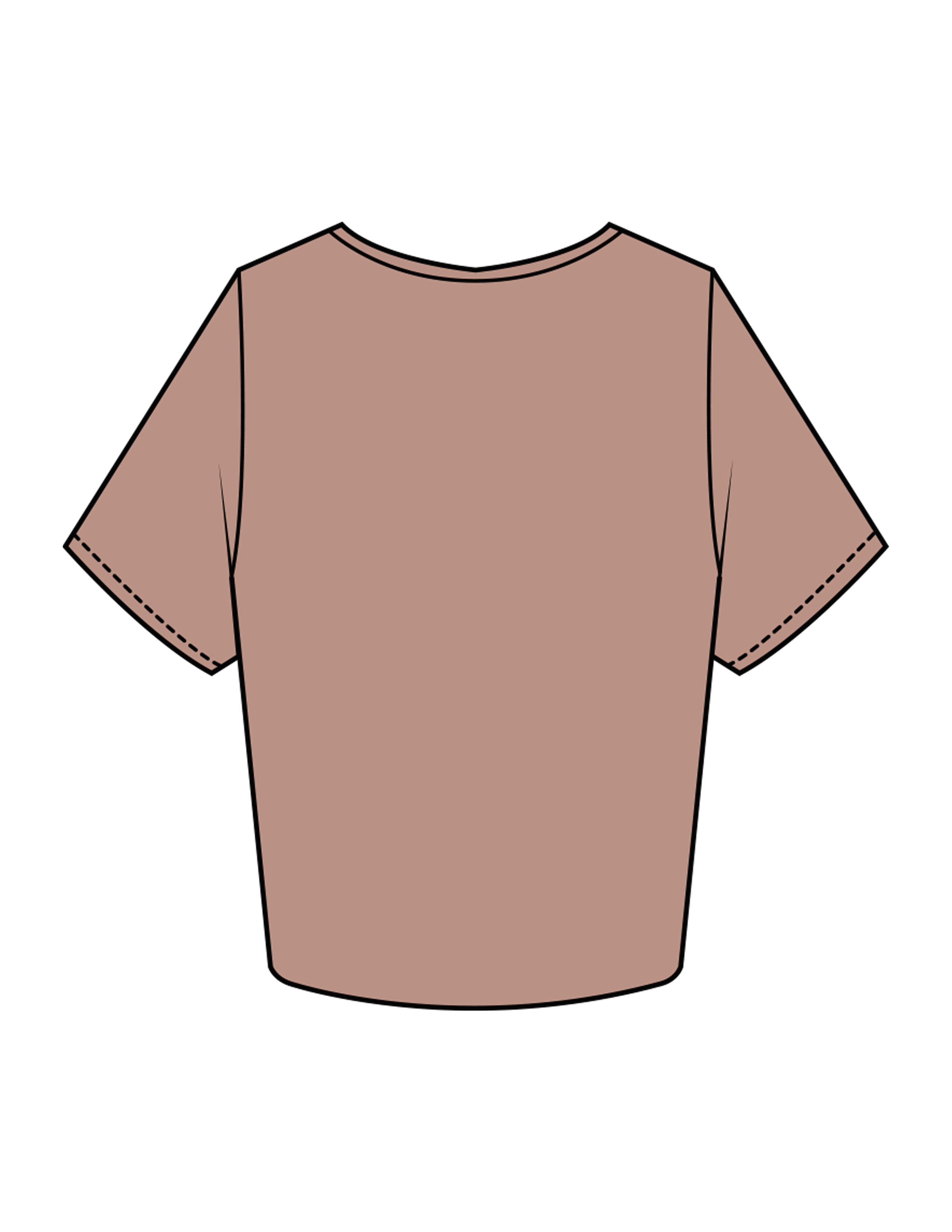 The Crop Tee - Clay - Lagree Restoration - Left Chest Boxed - Printed - White