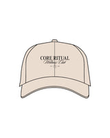 The Dad Hat - Stone - Core Ritual - Center Crown Stacked - Embroidered - Black