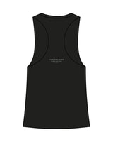 The Womens Full Length Tank - Black - Core Evolution - Center Chest & Center Back -  Teal