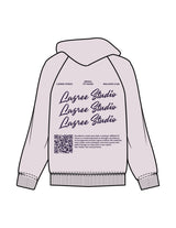 The Womens Hoodie - Orchid - Mega Fit House - Left Chest & Back Stacked - Printed - Plum