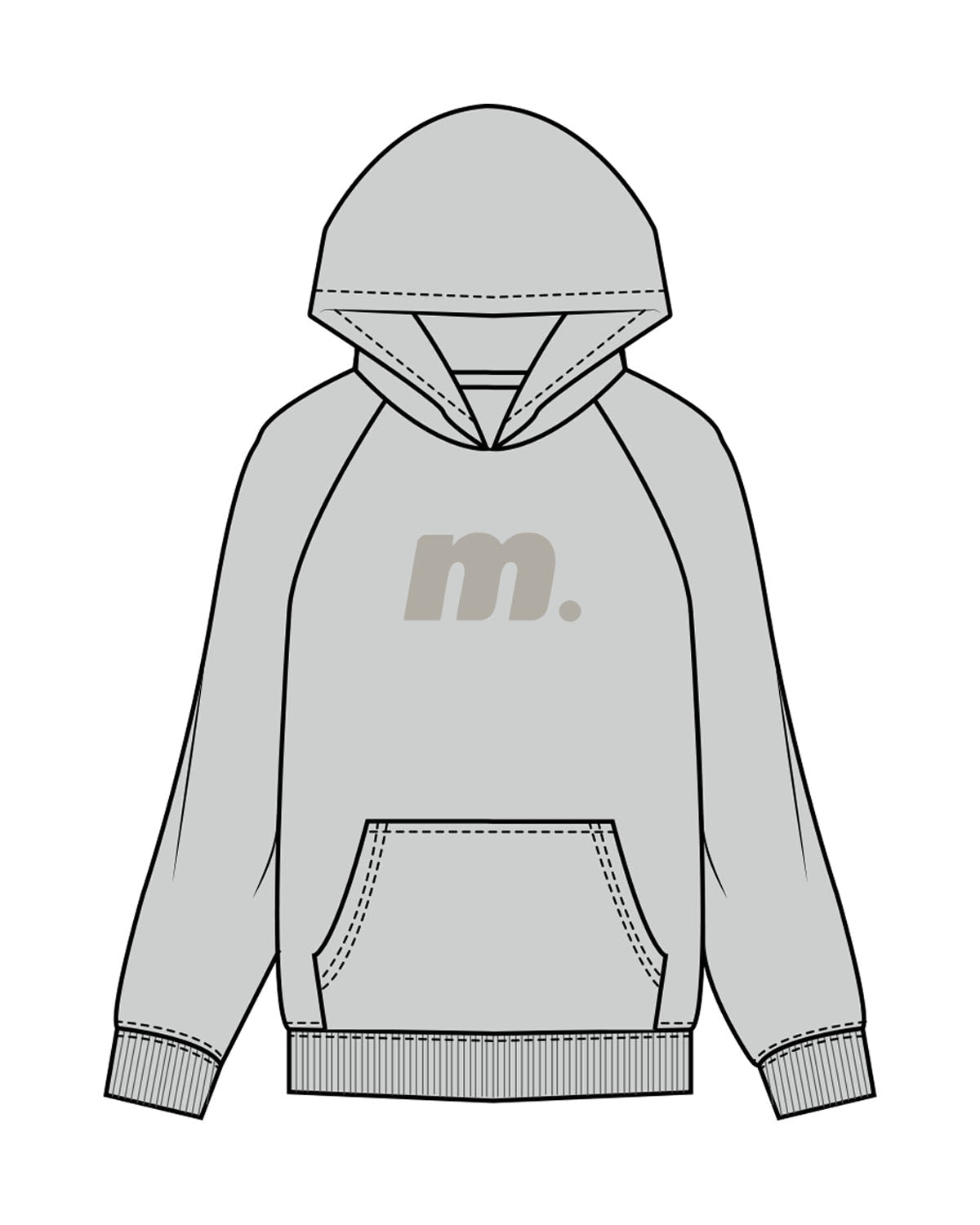 Motivate Movement Womens Hoodie - Storm