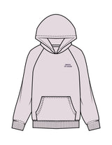 The Womens Hoodie - Orchid - Mega Fit House - Left Chest & Back Stacked - Printed - Plum
