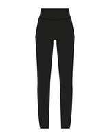 The Basic Legging - Black - Sacred Studios - Center Back - Printed - White
