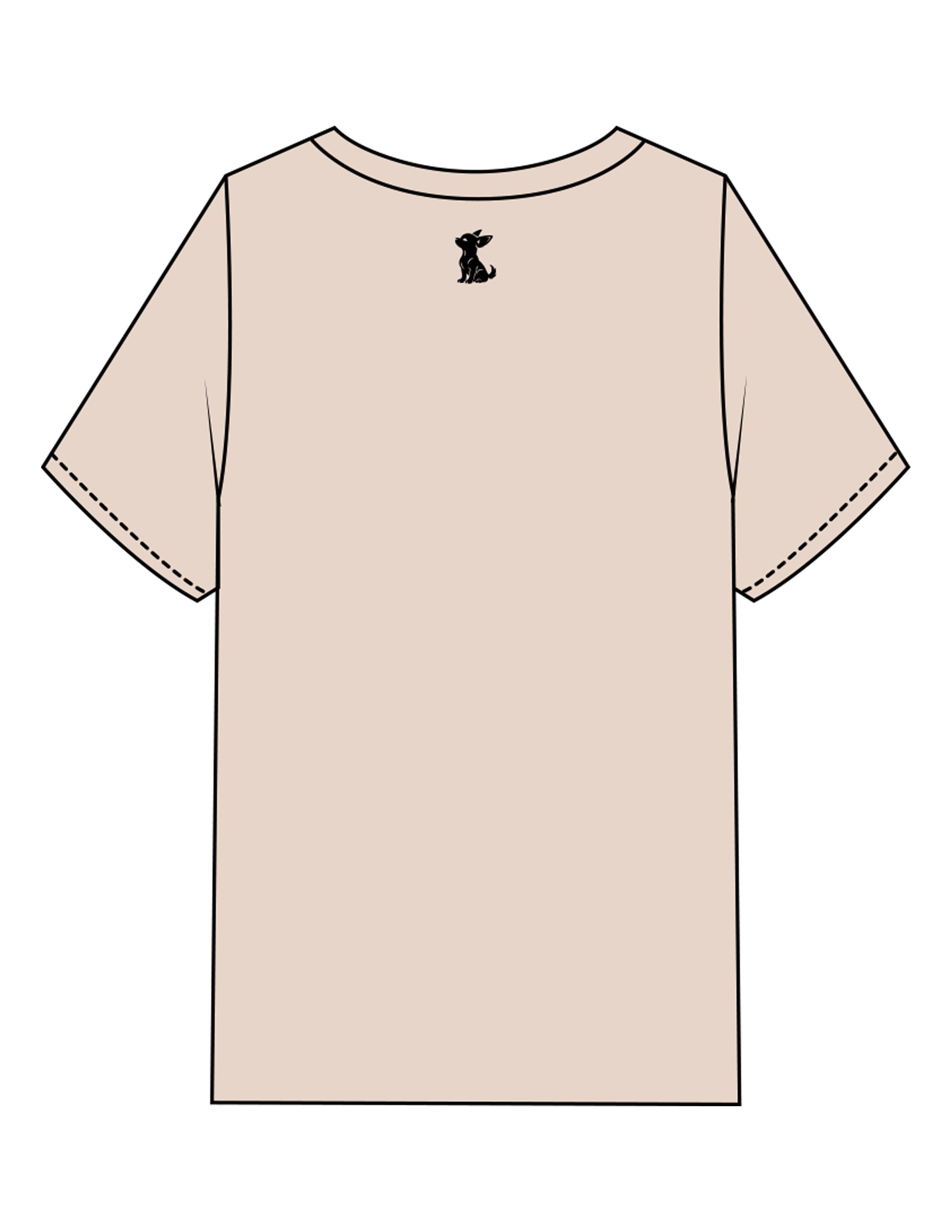The Mens Heavyweight Tee - Washed Off White - Mind Muscle - Center Chest & Back Neckline - Printed - Full Color