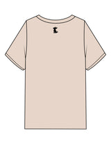 The Mens Heavyweight Tee - Washed Off White - Mind Muscle - Center Chest & Back Neckline - Printed - Full Color