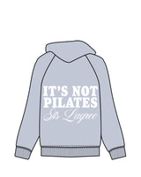 The Mens Hoodie - Powder - Studio Novo - Left Chest & Back Stacked - White