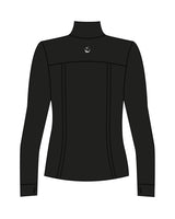 The Womens Zip Jacket - Black - Eleve - Left Chest & Back Center - White