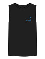 The Mens Tank - Black - Training Mate - Left Chest - Printed - Blue