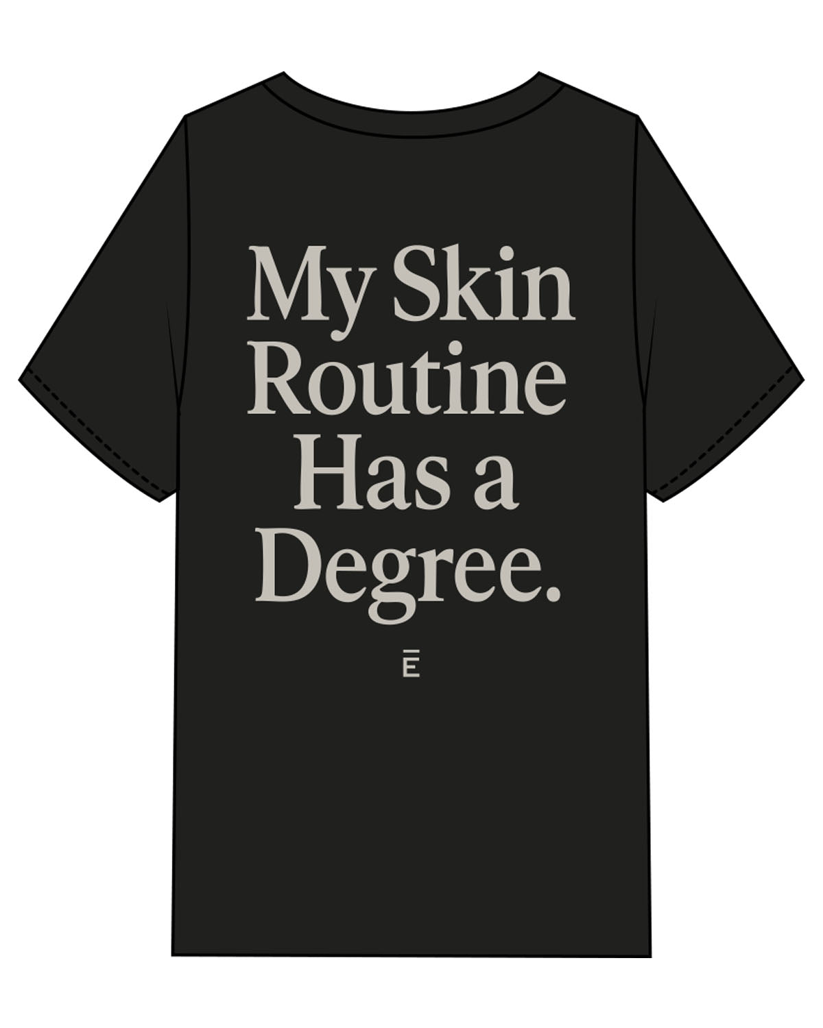 The Mens Heavyweight Tee - Black - ALCHEME - Center Chest & Center Back - Off White