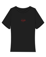 The Baby Tee - Black - ALCHEME - Center Chest - Red