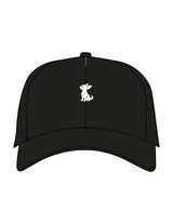 The Dad Hat - Black - Mind Muscle - Center Crown & Right Panel - Embroidered - White