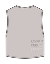 The Crop Muscle Tank - Storm - The Studio MDR - Center Chest & Back Stacked - Printed - Full Color
