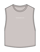 The Crop Muscle Tank - Storm - The Studio MDR - Center Chest & Back Stacked - Printed - Full Color