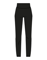 The Basic Legging - Black - Rumble Core - Back Waistline - Printed - White
