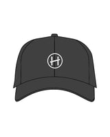 The Dad Hat - Charcoal - Hughes Residential - Center Crown - Embroidered - White