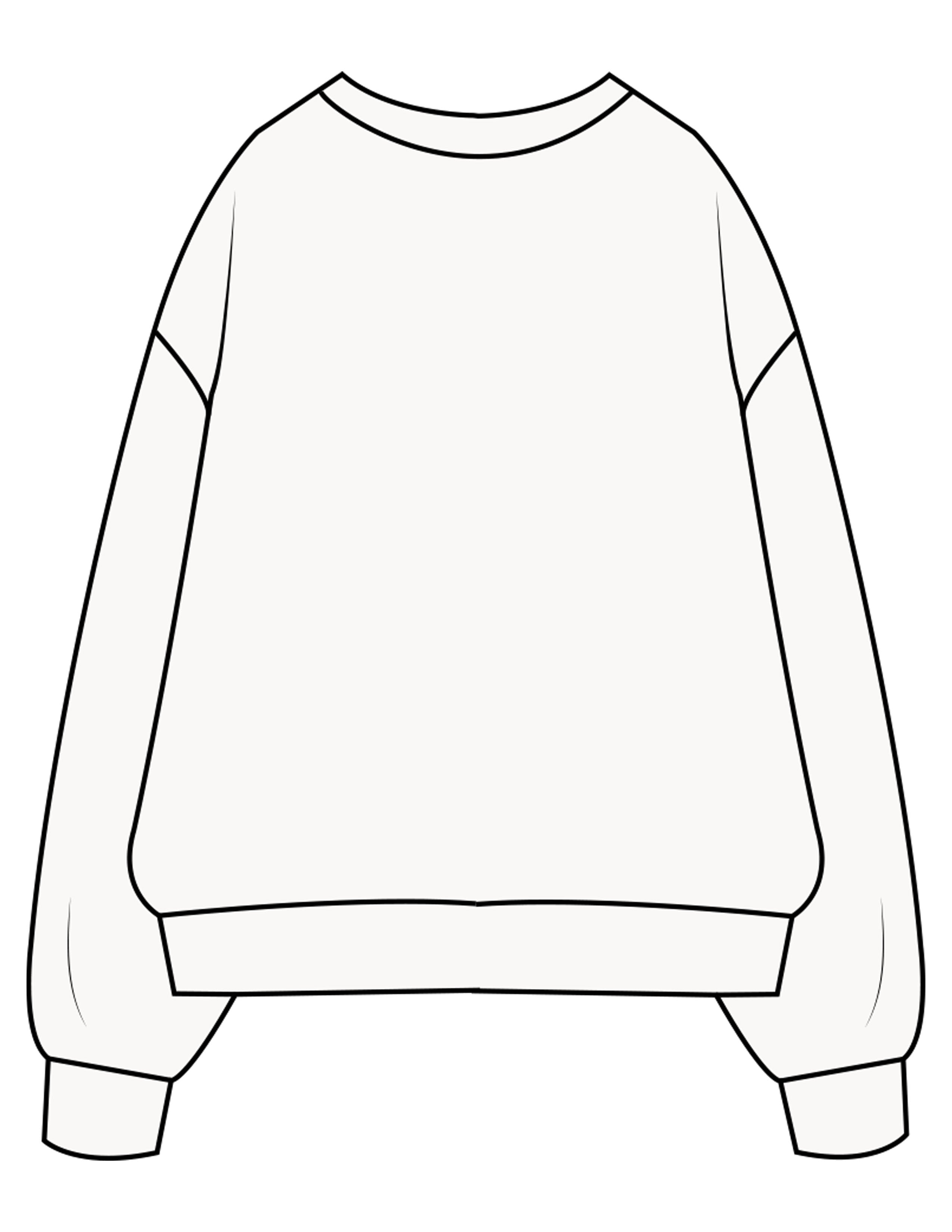 The Mens Heavyweight Crewneck - Off White - enCore Pilates - Center Chest Stacked - Printed - Black