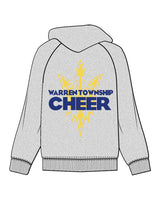The Womens Hoodie - Heather - Warren - Left Chest Overlayed & Center Back Overlayed - Printed - Full Color