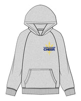 The Womens Hoodie - Heather - Warren - Left Chest Overlayed & Center Back Overlayed - Printed - Full Color