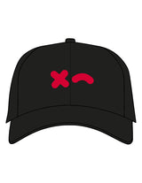 The Canvas Cap - Black - Rumble Core - Center Crown - Embroidered - Puff - Red