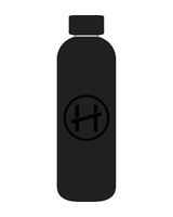 The Water Bottle - Black - Hughes Residential - Center Body - Tone on Tone Glossy Printed