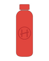 The Water Bottle - Red - Hughes Residential - Center Body - Glossy Red Tone on Tone