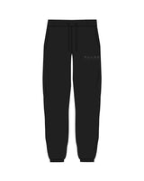 The Womens Classic Sweatpants - Black - Pulse 712 - Left Leg Stacked - Printed - Charcoal