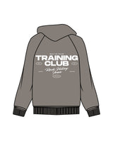 The Womens Zip Hoodie - Washed Gray - Pulse 712 - Center Chest & Center Back Stacked Logo "ROCK VALLEY" - Printed - White