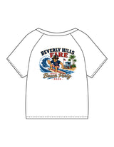The Kids Tee - White - Beach Party 2026 - Left Chest & Back Image - Printed - Full Color