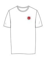 The Womens Tee - White - Method Lagree - Left Chest- NO BG - & Center Back - Printed - Full Color