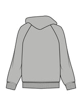 The Mens Hoodie - Heather - Lagree Red - Chest Stacked - Printed - Red