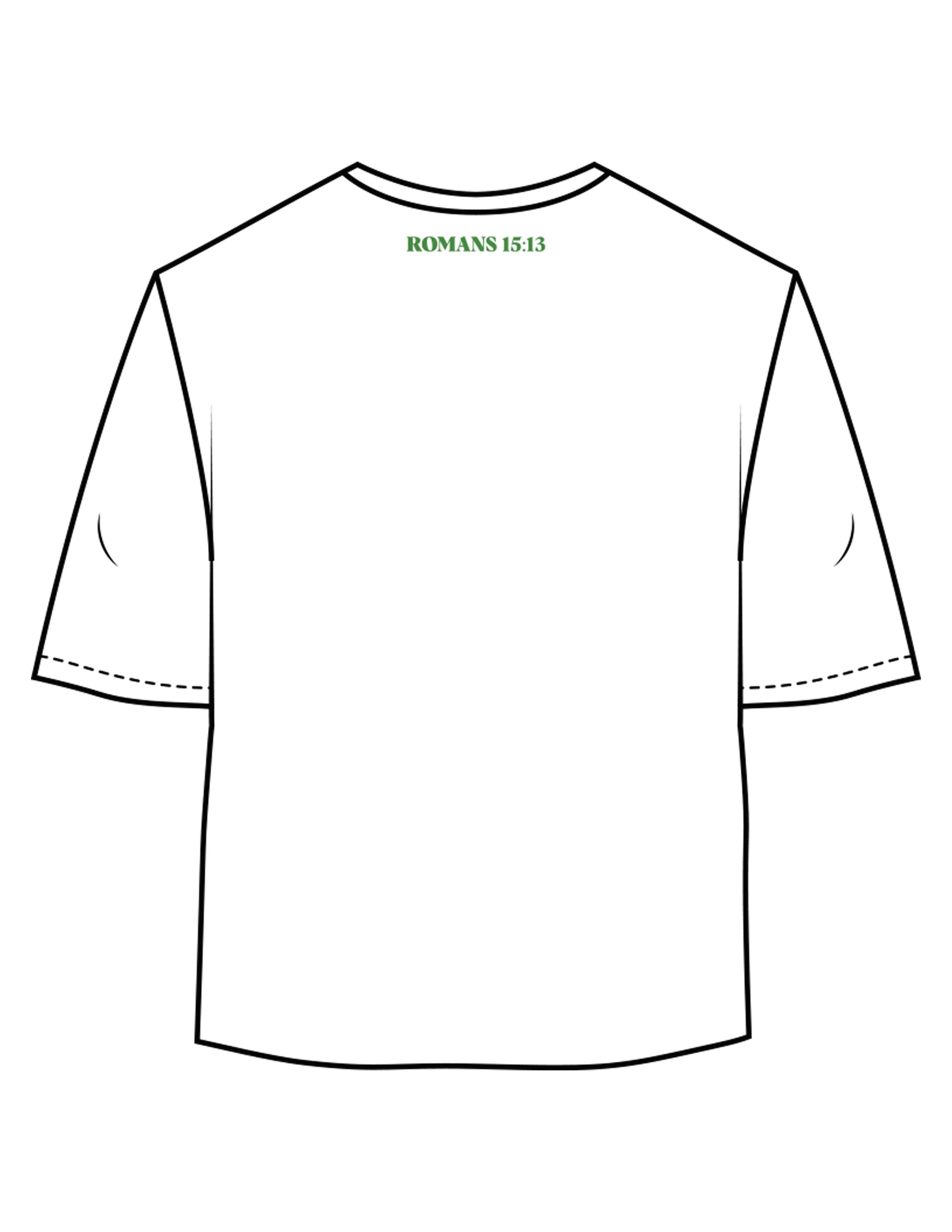 The Oversized Crop Tee - White - NSpiers - Center Chest Stacked & Back Neckline - Printed - Full Color