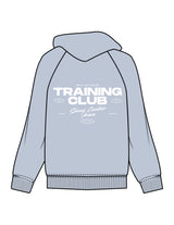 The Womens Hoodie - Powder - Pulse 712 - Center Chest & Back Stacked "SIOUX CENTER" - Printed - White