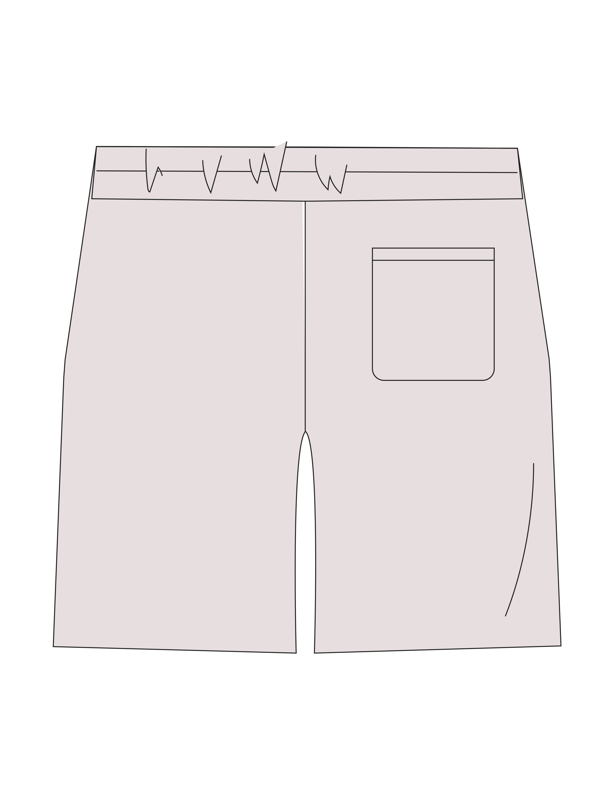 The Mens Sweat Shorts - Bone - RECHARGED PILATES - Front Left Corner - Printed - Sage