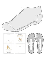 The Ankle Sock The Ankle Sock - Heater - Reform Athletica - Below Heel To Below Toe - Black - Grip - Black