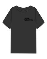 The Mens Heavyweight Tee - Black - Rugby Rundown - Left Chest - Black