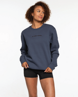 The Mens Classic Crewneck - Petrol - Bodyrok Employee - Center Chest Embroidered - Back Neckline Printed - Black