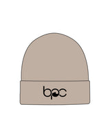 The Beanie - Mushroom - Baxter Pacific - Center Fold - Embroidered - Black