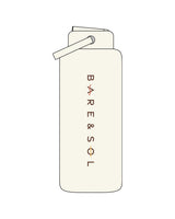 The Wide Mouth Water Bottle - Off White - Bare&Sol - Center - Printed - Full Color